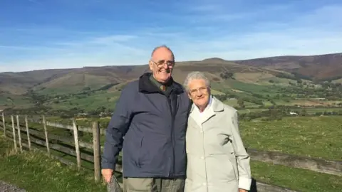 Christopher Taylor Rex and Selina Taylor on Mam Tor