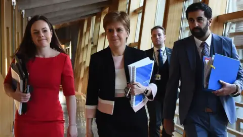 Getty Images kate forbes, nicola sturgeon, humza yousaf