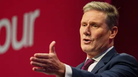 PA Media Keir Starmer at Labour Party Conference