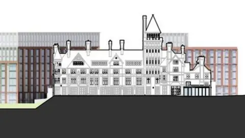 The Heaton Group Proposed street scene of the new hotel complex