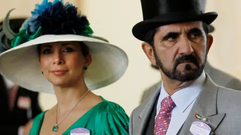 Reuters Princess Haya and Sheikh Mohammed Al Maktoum attend Ladies Day at Royal Ascot (17 June 2010)