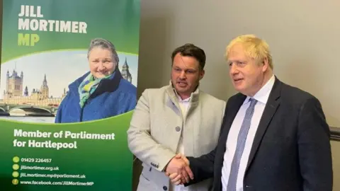 Gordon Cranney Gordon Cranney and Boris Johnson