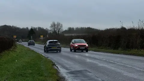 BBC The road on Sunday