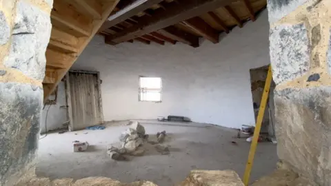 BBC The bunker at Vale Mill