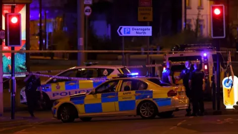 Getty Images Manchester after the attack