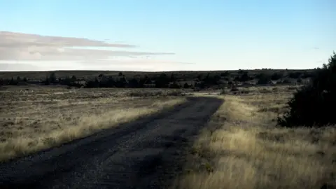 Getty Images Dirt road near where Matthew Shepard was left to die