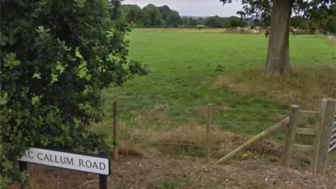 Google MacCallum Road in Upper Enham