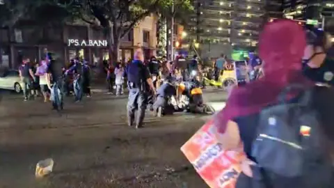 Reuters Still from footage of the shooting