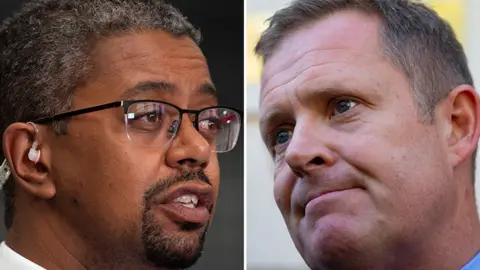 Getty Images Vaughan Gething and Jeremy Miles