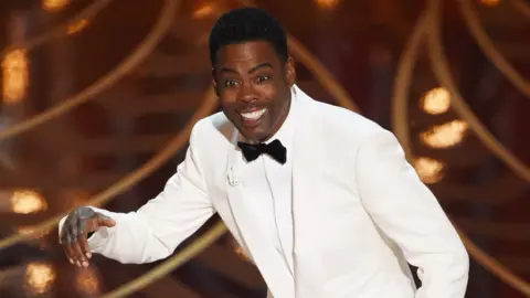 Getty Images Chris Rock hosting the Oscars