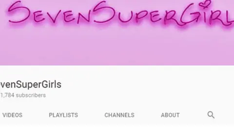 YouTube SevenSuperGirls YouTube channel