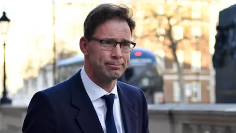 Getty Images Conservative MP Tobias Ellwood arrives at the Cabinet Office on Whitehall