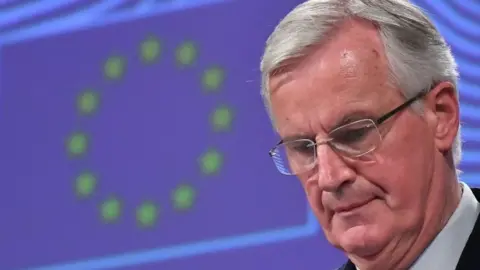 AFP/Getty Images EU chief Brexit negotiator Michel Barnier in Brussels, Belgium 14 November 2018