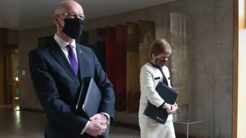 Getty Images john swinney and nicola sturgeon