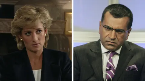 BBC/Reuters Princess Diana and Martin Bashir