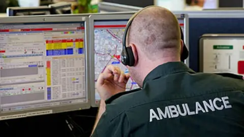 Scottish Ambulance Service Ambulance control room