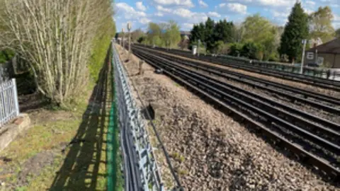 RAIB An area of the track where the accident happened near Chalfont and Latimer station on the Metropolitan Line