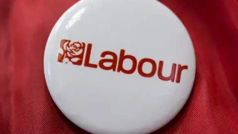 Getty Images Labour Party badge