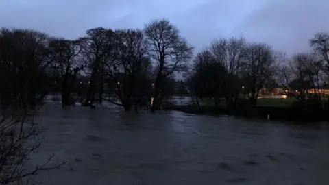 BBC Taff near Llandaff North -overflow onto Hailey Park