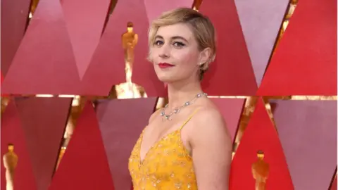 Getty Images Greta Gerwig at the 90th Academy Awards