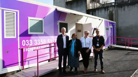 University Hospitals Plymouth NHS Trust Mobile CT scanner