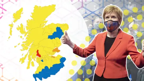 BBC results map