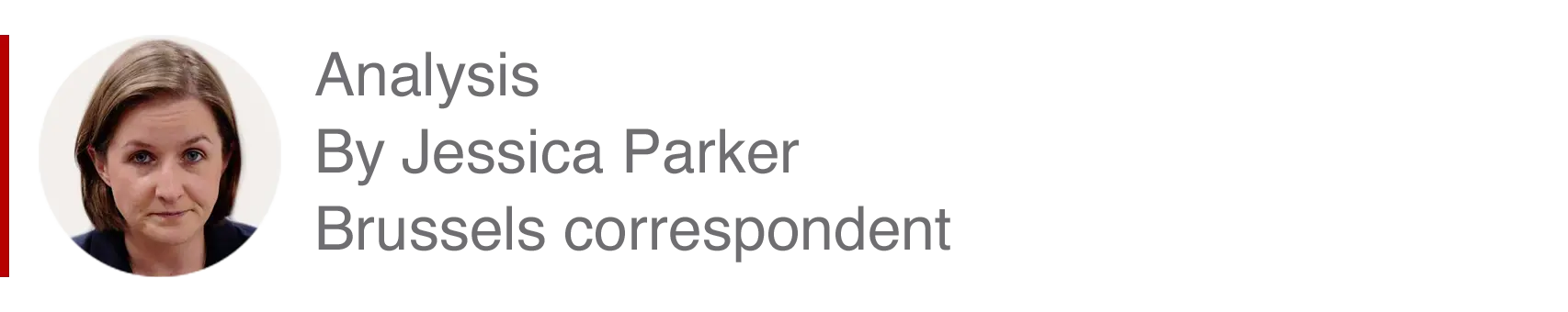 A correspondent strap for Jessica Parker