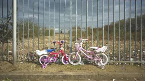 Bikes at office turned into housing