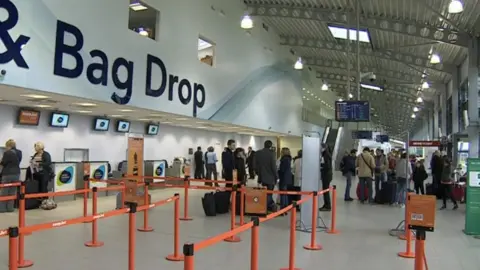 Southend Airport terminal building interior