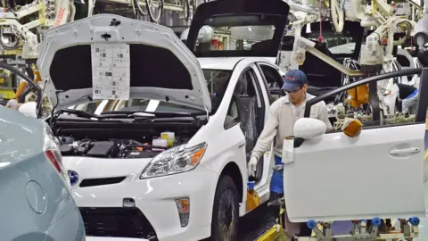 Getty Images Toyota production line