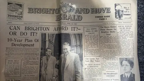 Adur and Worthing Councils Newspaper cutting