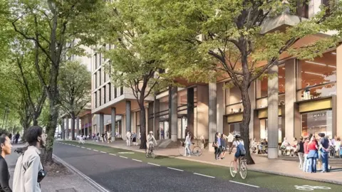 Deeley Freed Artists impression of city centre