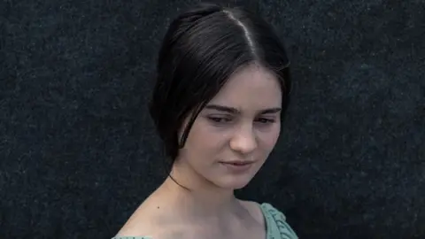 TRANSMISSION FILMS Actress Aisling Franciosi in a publicity shot as Clare from The Nightingale film