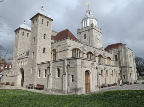 dieterswanderings This dramatic picture of Portsmouth Cathedral was captured by Weather Watcher dieterswanderings