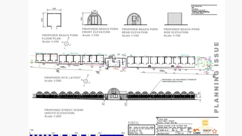 Morris Architectural Design Architectural drawings of the pods