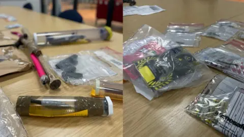 Cleveland Police Seized drugs