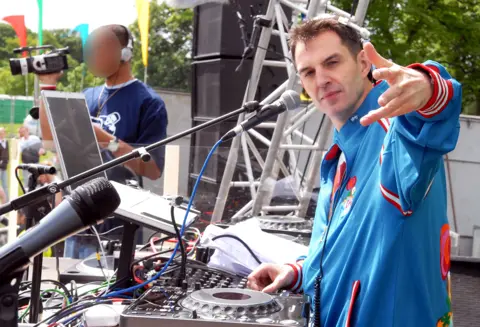 Tim Westwood on stage in 2007 at Radio 1's Big Weekend in Preston