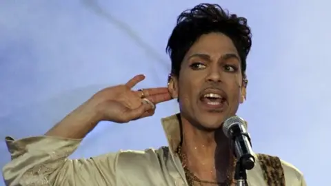 Reuters Prince performs in the UK. Photo: July 2011