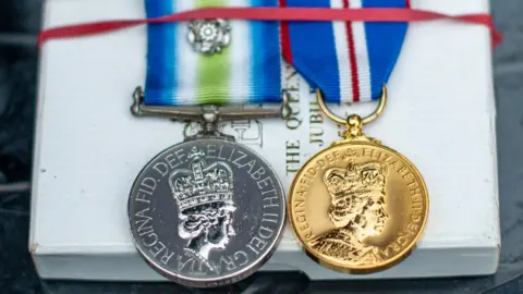 Northumbria Police The two medals