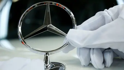 Reuters Mercedes Benz' characteristic star