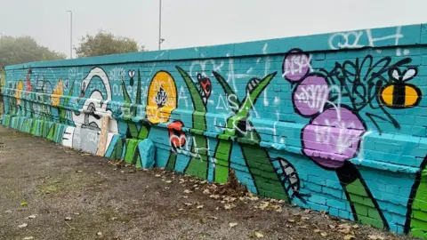 Canal & River Trust The artwork vandalised