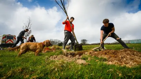 Chris Parkes Photography Tree planting