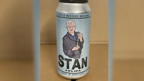 Little Mesters Brewing Memorial beer in memory of Stan Shaw