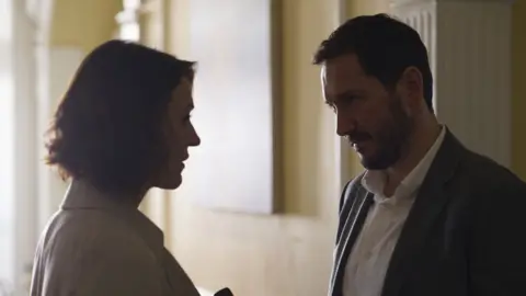 BBC/Drama Republic Suranne Jones and Bertie Carvel in Doctor Foster