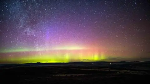 Cogies Auroras/BBC Weather Watchers Aurora from Rogart