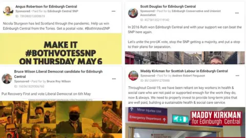 Facebook Ad Library Edinburgh Central