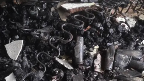 Essex County Fire and Rescue Service E-bike fire damage