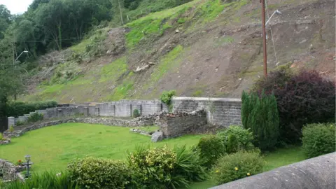 Val Trevallion The empty space where Val Trevallion's home once stood