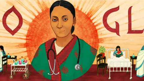 Google Google doodle of Rakhmabai Raut