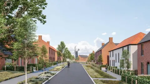 Hodson Architects Artistic impression of development